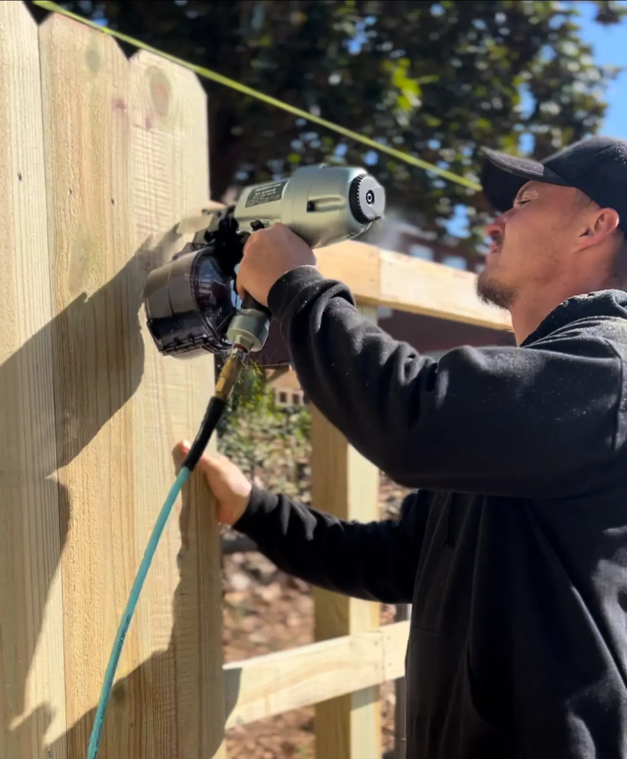 Fence installation process